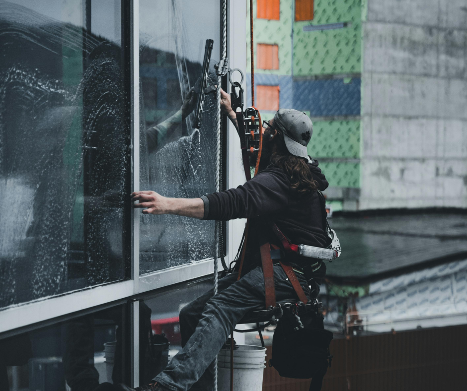 Professional window cleaning service
