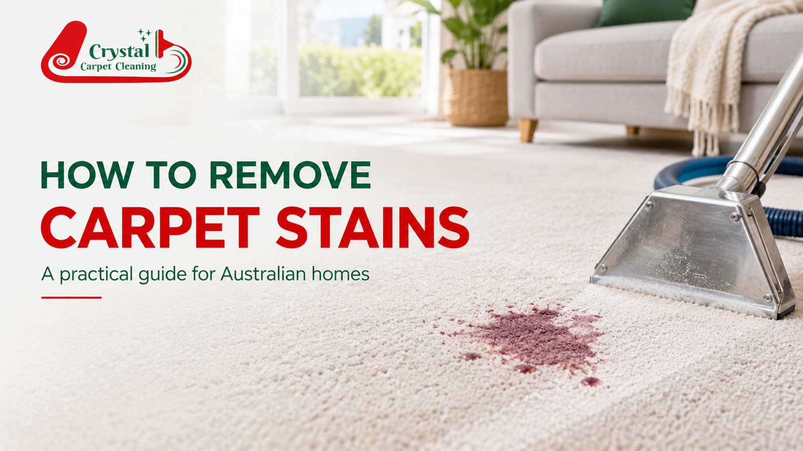 How to remove carpet stains from carpet